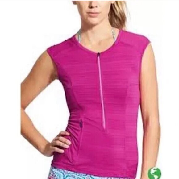 Athleta Pacifica UPF 2 tank top in Paradise Pink - Picture 1 of 6